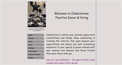 Desktop Screenshot of celebrations.co.za