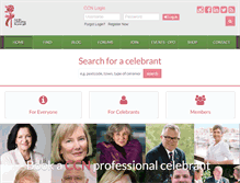 Tablet Screenshot of celebrations.org.au